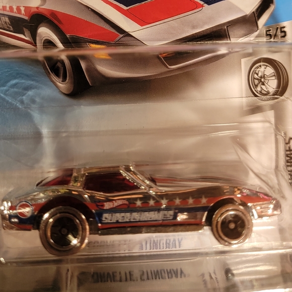 2019 Hotwheels Super Chromes Corvette Stingray Treasure Hunt. - Picture 2 of 14